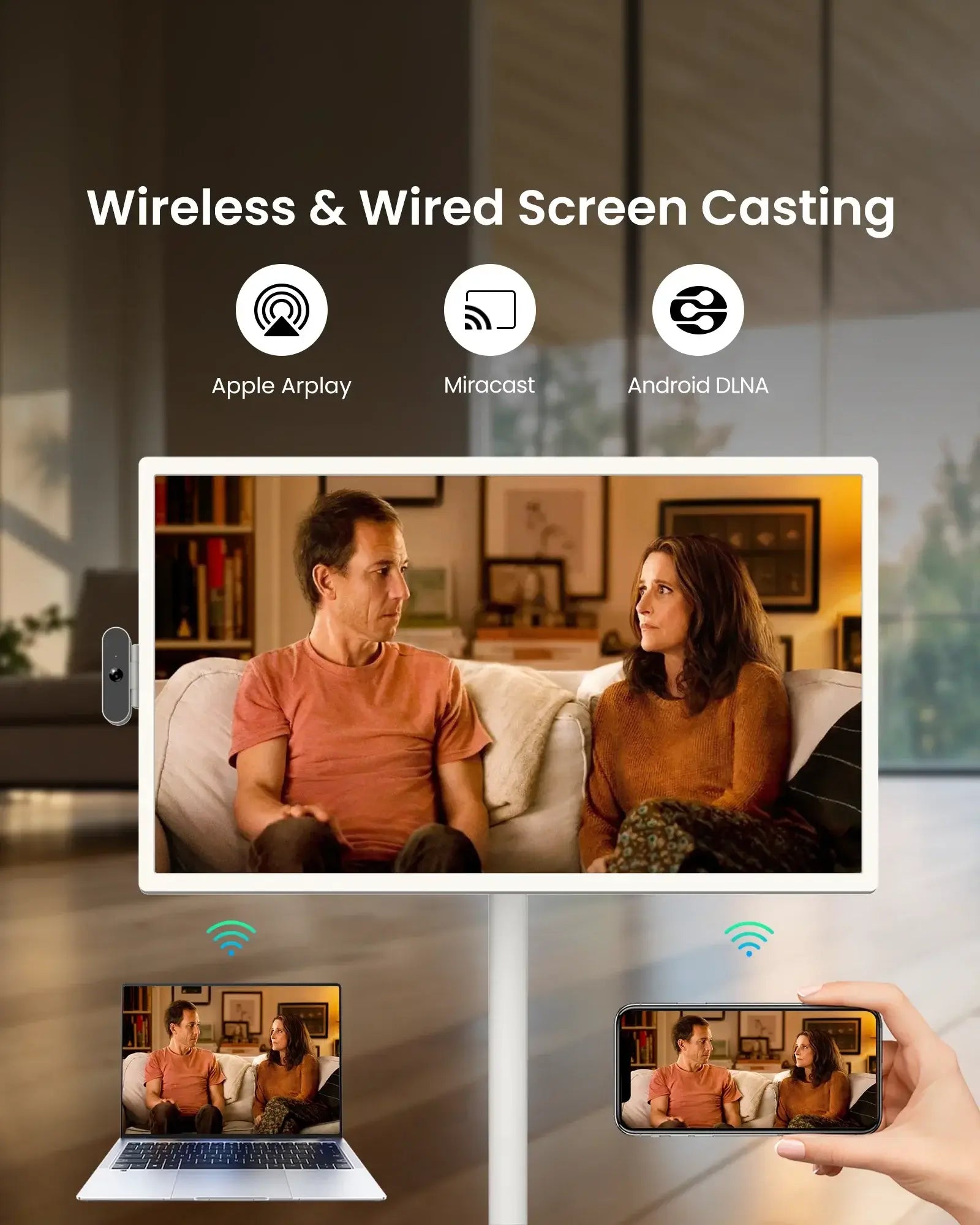 Apolosign 32" Smart Portable TV