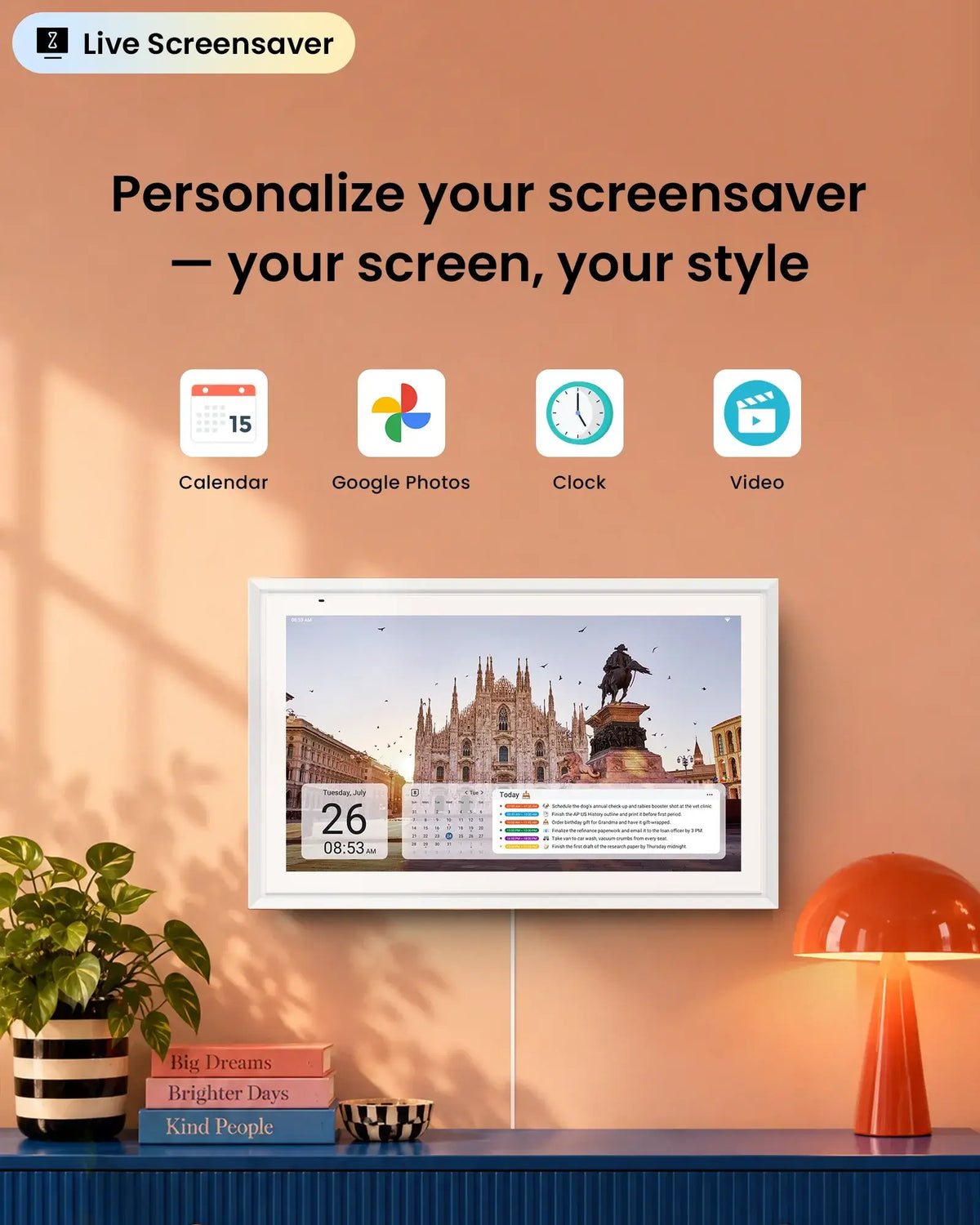 Apolosign 27" 4K Digital Calendar
