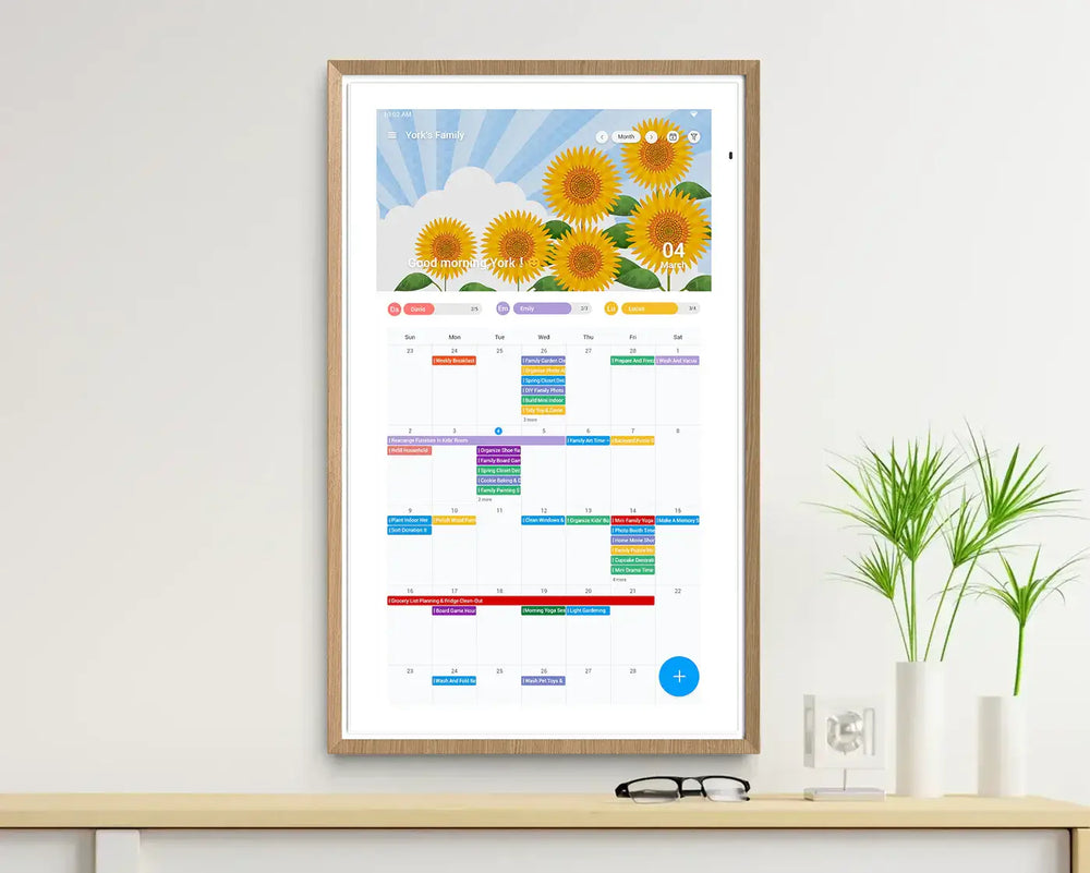 Digital calendar reference scene