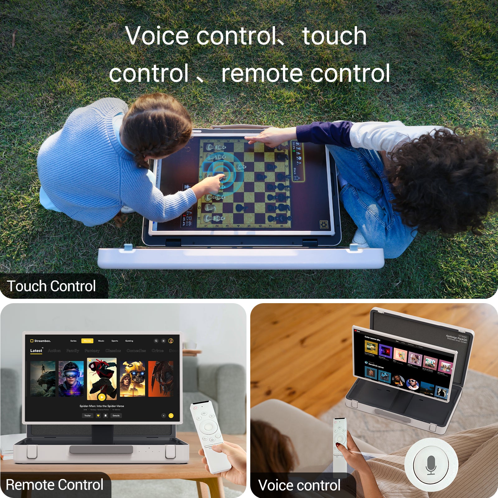 27" PackGo Briefcase Design Touch Screen TV